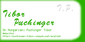 tibor puchinger business card